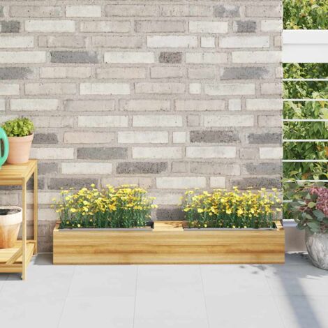 vidaXL Flower Boxes for Euro Pallets 12 pcs Grey 36x13,5x9,5 cm PP