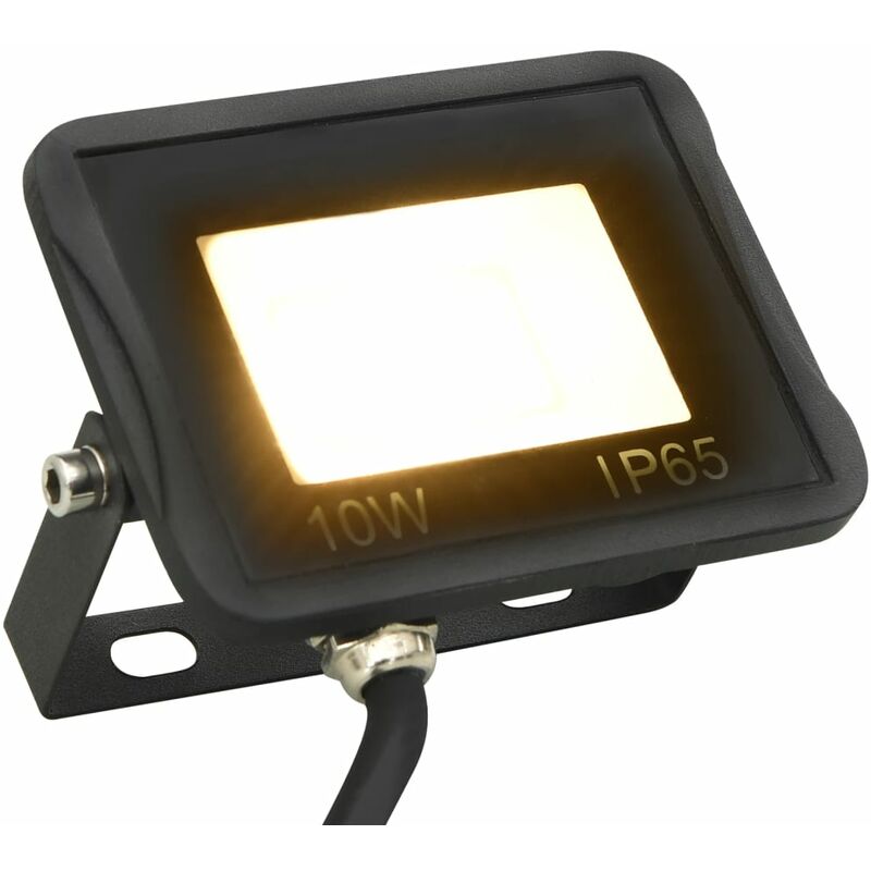 

Foco LED 10 W blanco cálido - Negro - Vidaxl