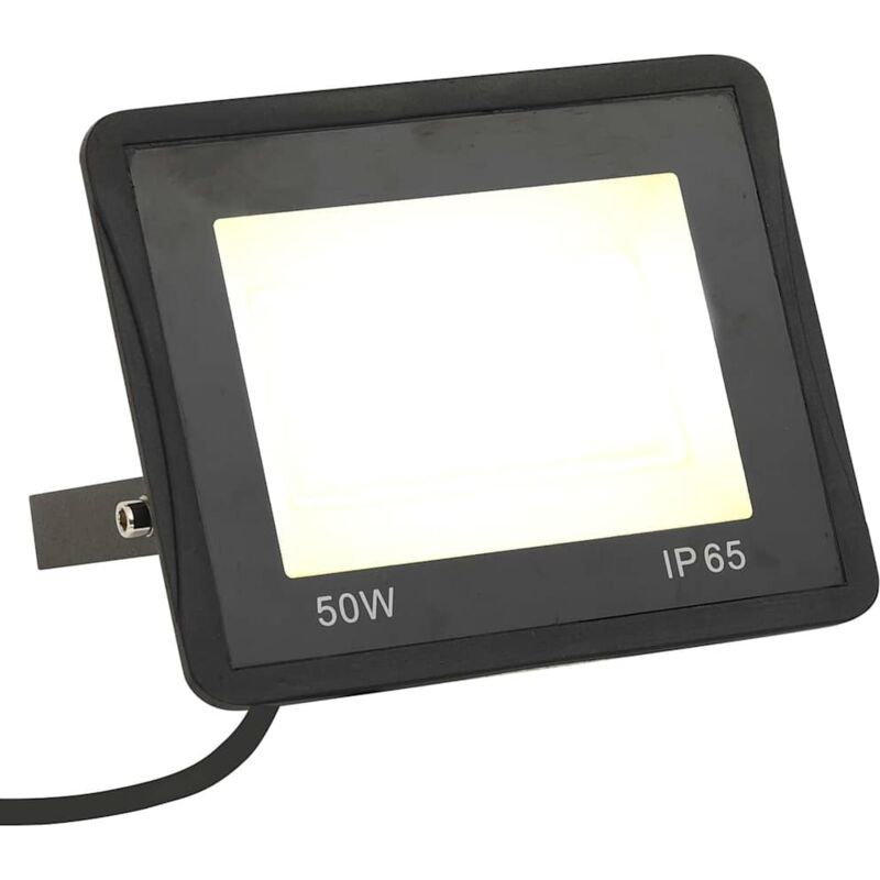 

vidaXL Foco LED 50 W blanco cálido - Negro