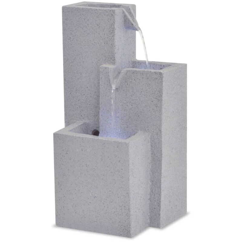 Vidaxl - Fontaine d'intérieur avec lampe led Polyrésine