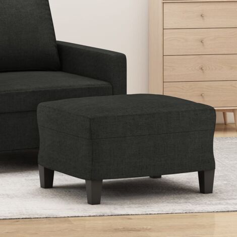 vidaXL Footstool Black 60x50x41 cm Fabric