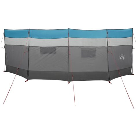 vidaXL Frangivento da Campeggio Blu 510x153 cm Impermeabile