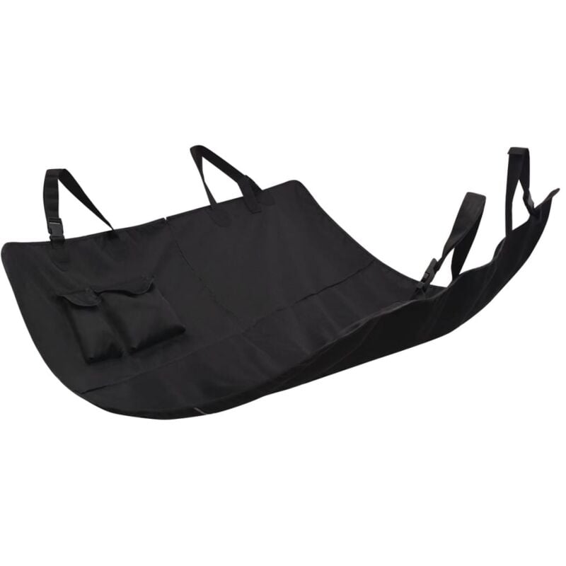 

Funda de asiento de coche para mascotas 148x142 cm negra - Negro - Vidaxl