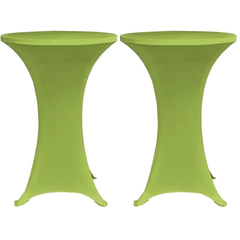 

Funda Elástica para Mesa 2 Unidades 80 cm Verde - Verde - Vidaxl