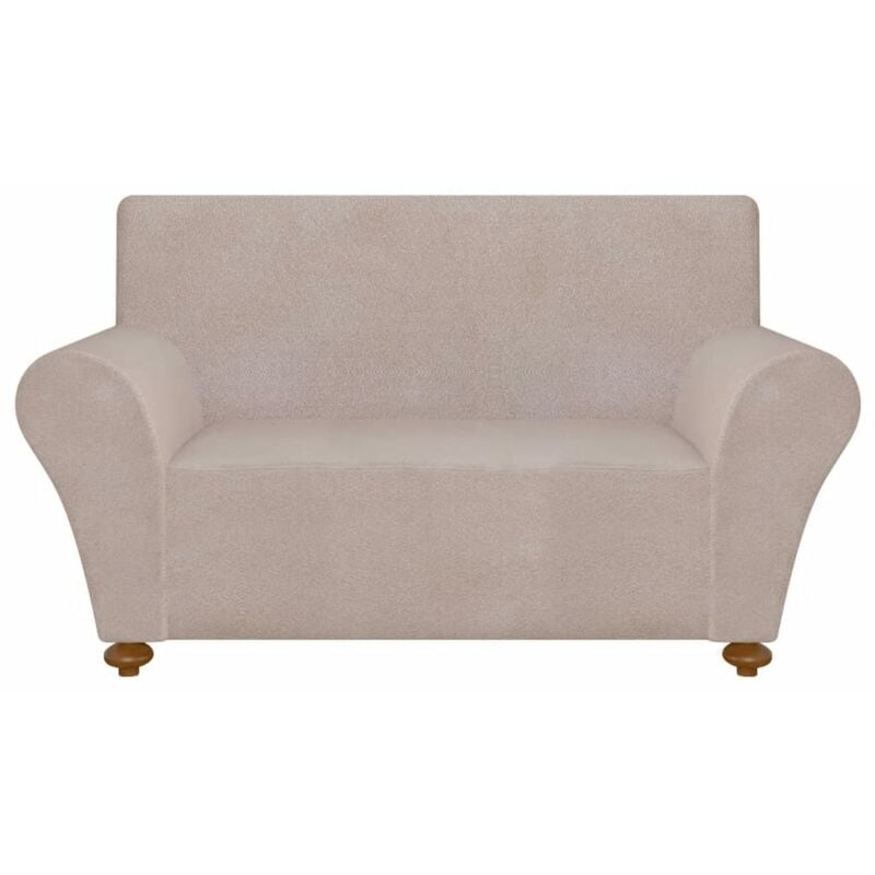 

Funda Elástica para Sofá de Tela Jersey de Poliéster Beige - Beige - Vidaxl