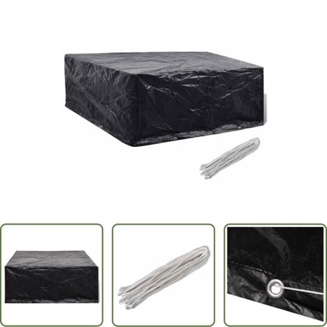 vidaXL Funda impermeable -  Cubierta para muebles de jardín 10 ojales 260x260x90 cm