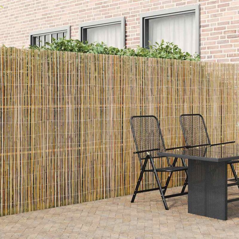 Bamboo Fence Brown 300 X 180 Cm Bamboo Vidaxl