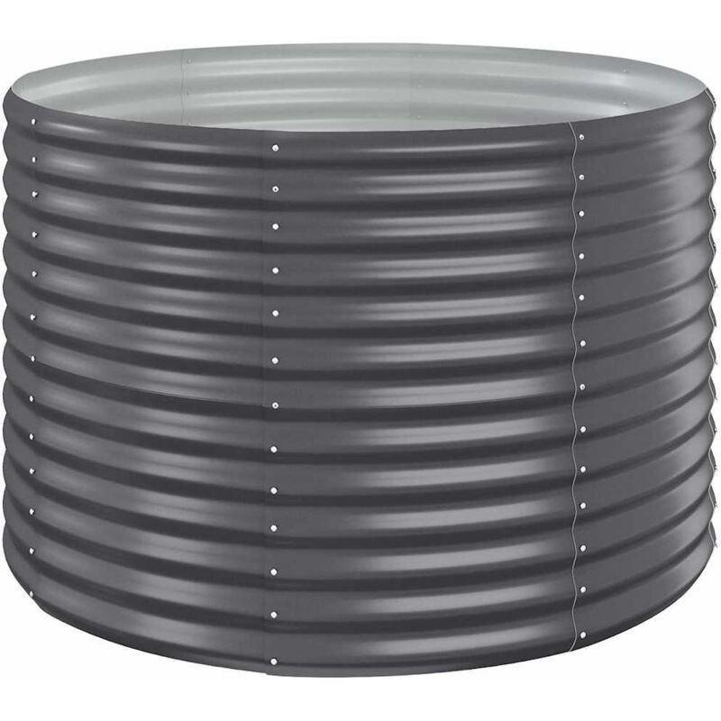 Vidaxl - Garden Raised Bed Galvanised Steel 100x100x68 Cm Anthracite
