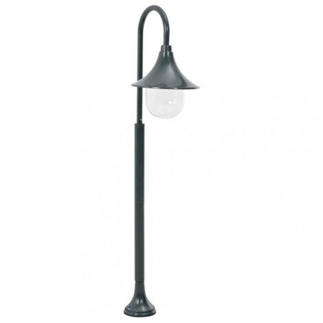 vidaXL Garden Post Light E27 120 cm Aluminium Dark Green