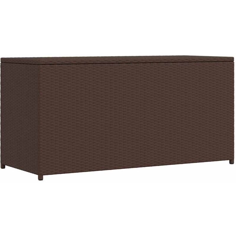 Vidaxl - Garden Storage Box Brown 120x50x60 Cm Poly Rattan
