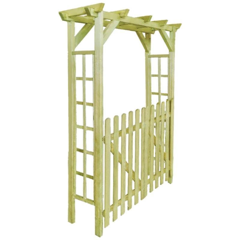 Aus Impragniertes Kieferholz Gartenpergola Mit 2 Tore Rosenbogen Mit Tor Rankgitter Gartentor Rankhilfe Garten Rosenbogen Torbogen Aus Holz Mit Tur 150x50x200cm Sidra Hospital