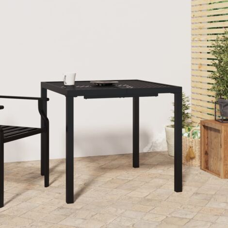 vidaXL Garten Tisch Anthrazit 80x80x72 cm Stahl