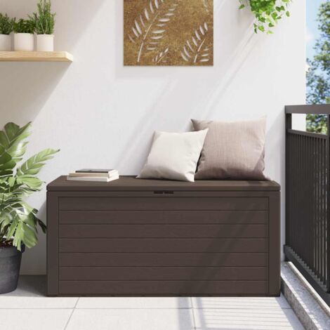 vidaXL Gartenbox Braun 116x44x55 cm
