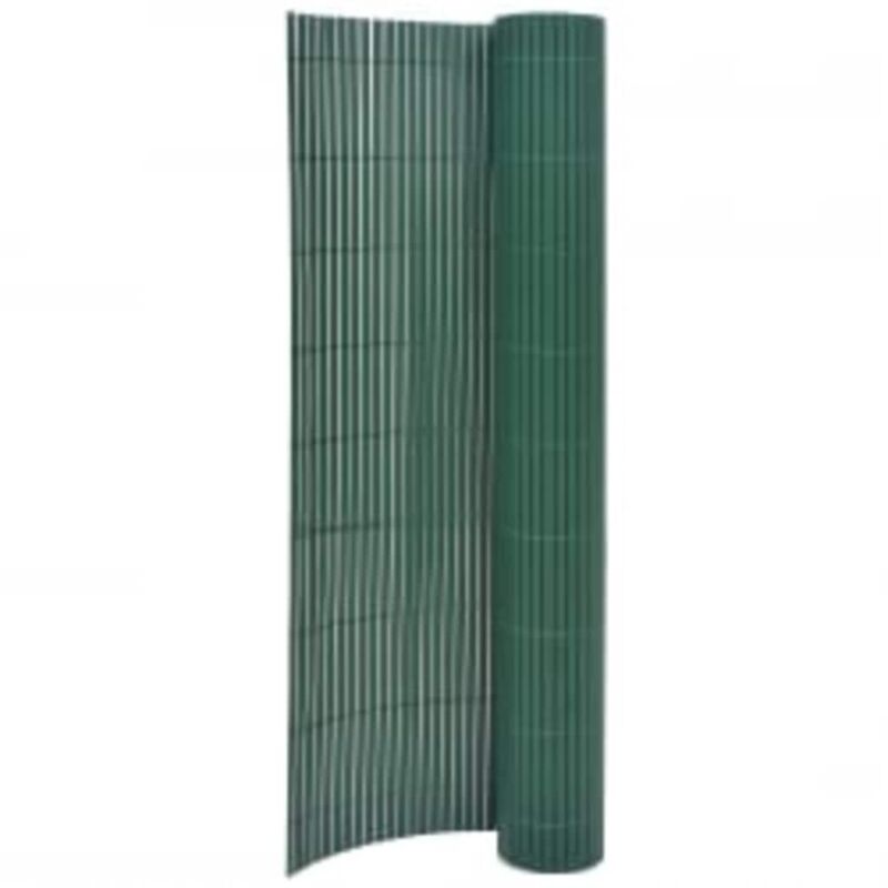 Gartenzaun Doppelseitig 90x400 Cm Grün Vidaxl