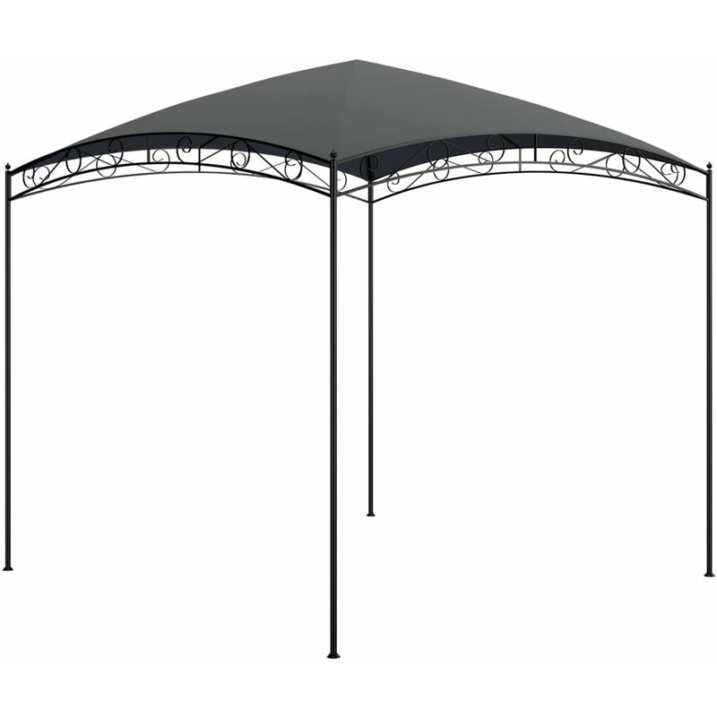 Gazebo 3x3x2.65 M Anthracite 180 G/m² Vidaxl