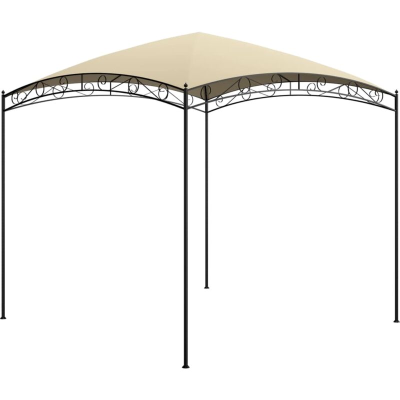 Gazebo 3x3x2.65 m Cream 180 g/m² - Cream - Vidaxl