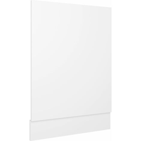 vidaXL Geschirrspülerblende Weiß 45x3x67 cm Spanplatte - Weiß
