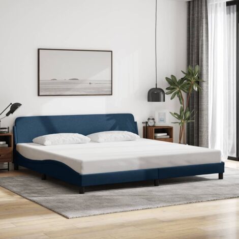 vidaXL Giroletto Dover Blu 200x200 cm in Tessuto