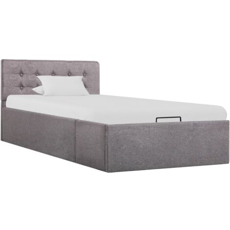 vidaXL Giroletto Idraulico Contenitore Grigio Talpa Tessuto 100x200cm