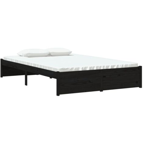 vidaXL Giroletto in Legno Massello 120x190 cm Small Double