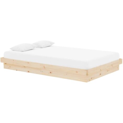 vidaXL Giroletto in Legno Massello 120x190 cm Small Double