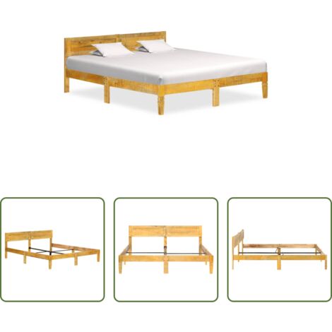 vidaXL Giroletto in legno massello -  Giroletto in Legno Massello di Mango 180 cm