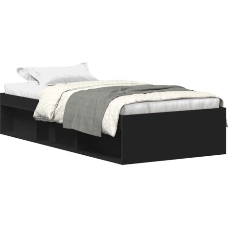 vidaXL Giroletto Nero 100x200 cm