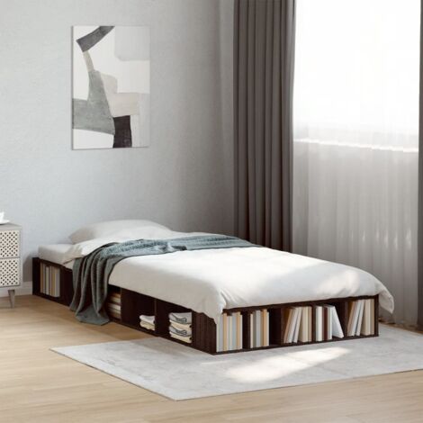 vidaXL Giroletto Rovere Marrone 100x200 cm in Legno Multistrato