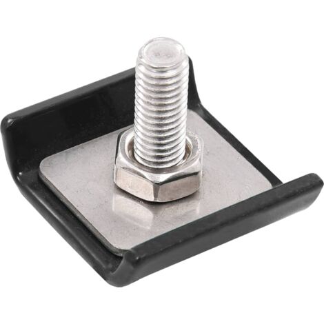 vidaXL Grid Mat Connector 25 Sets Anthracite