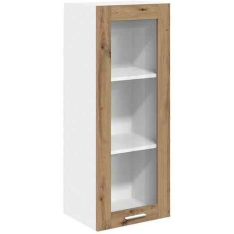 vidaXL Hanging Cabinet Artisan Oak 40 x 31 x 100 cm Engineered Wood