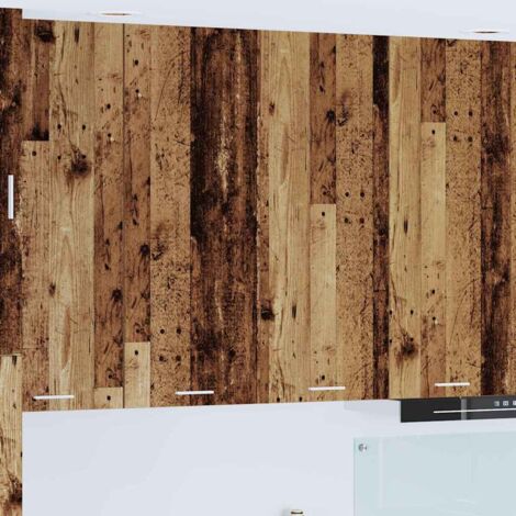 vidaXL  Hanging Cabinet  Old Wood 80 x 31 x 100 cm Engineered Wood