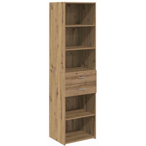 vidaXL  Highboard  Artisan Oak 50 x 42.5 x 185 cm Engineered Wood