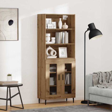 vidaXL  Highboard  Artisan Oak 69.5 x 34 x 180 cm