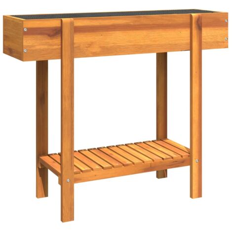 vidaXL Hochbeet 90x30x75 cm aus massivem Akazienholz