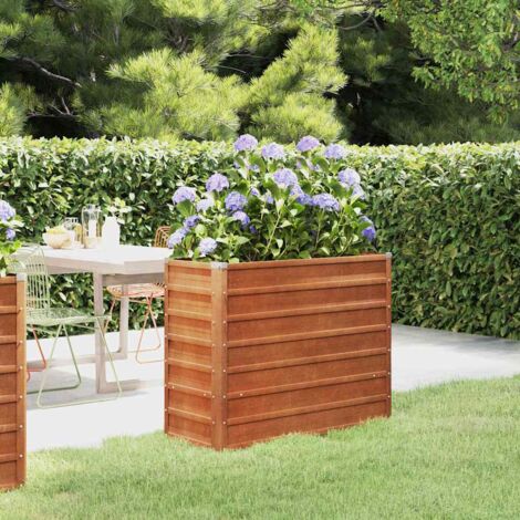 vidaXL Hochbeet Rostig 100x40x77 cm Cortenstahl