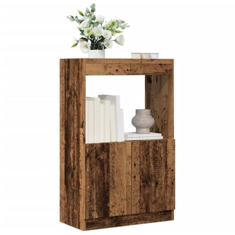 vidaXL Hochbuffet aus altem Holz 63x33x100 cm aus Holzwerkstoff