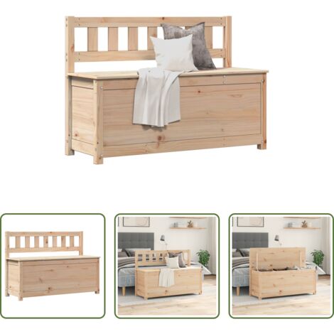 vidaXL Holzbank -  Sitzbank 110x41x76,5 cm Massivholz Kiefer