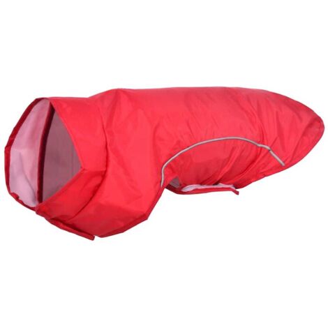 vidaXL Impermeabile per Cani con Strisce Riflettenti Poliestere M