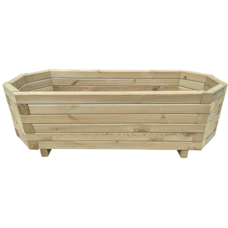 Vidaxl - Lit surélevé de jardin 80x32x31 cm Bois de pin imprégné Marron