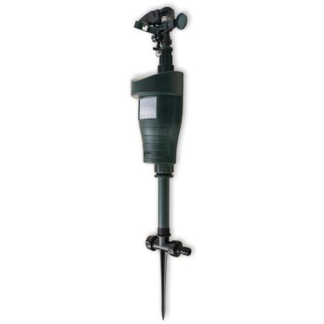 vidaXL Jet-Spray Animal Repellent with PIR Sensor Dark Green