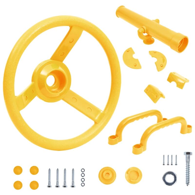 

Juego de accesorios para torre de juegos amarillo - Vidaxl