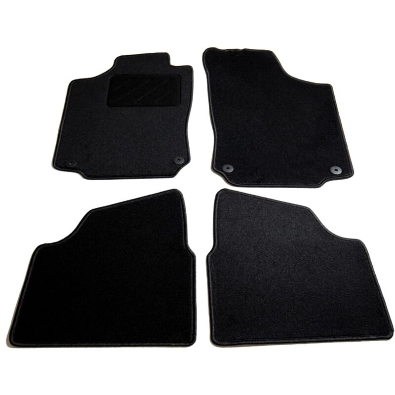 

Juego de alfombrillas para coche 4 piezas para Opel Corsa C - Antracita - Vidaxl