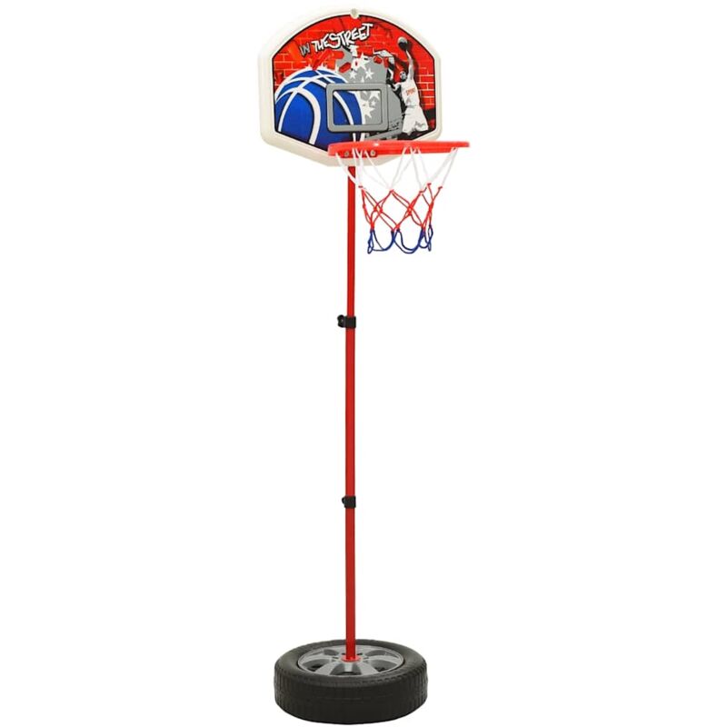 

vidaXL Juego de baloncesto infantil ajustable 120 cm - Multicolor