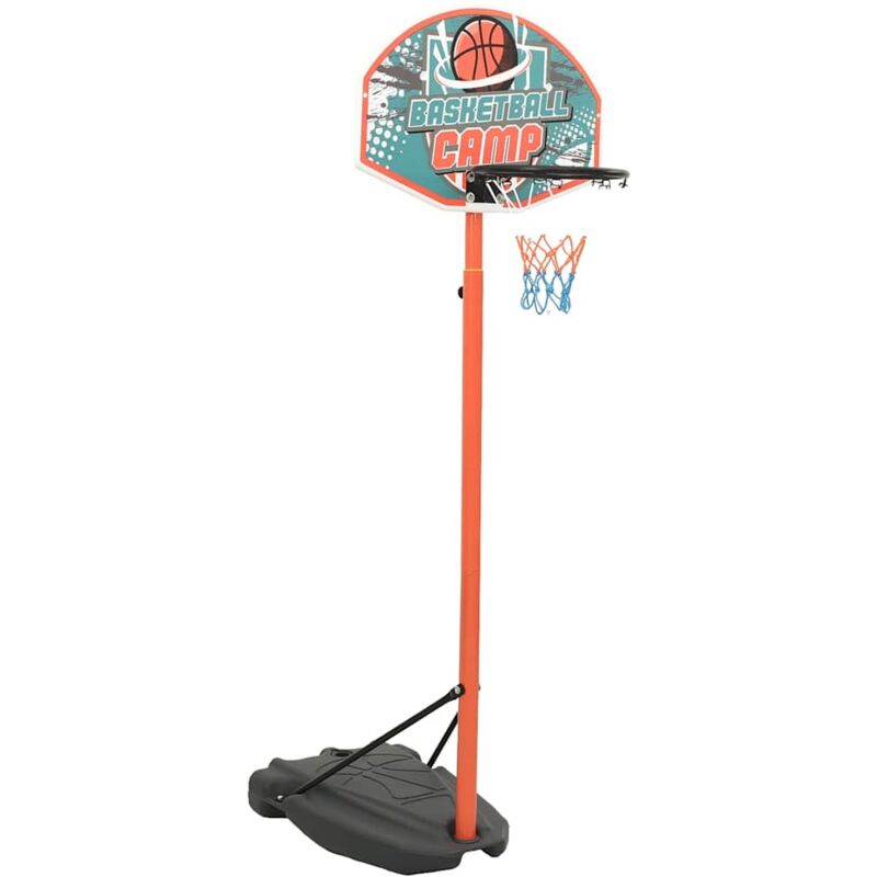 

vidaXL Juego de baloncesto portátil ajustable 180-230 cm - Multicolor