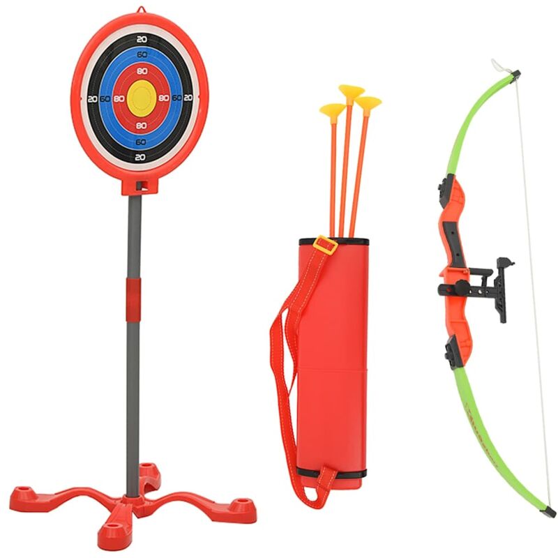 

vidaXL Juego de tiro con arco de arco y flecha para niños con diana - Multicolor