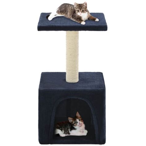 vidaXL Katzen-Kratzbaum Sisal 55 cm Dunkelblau