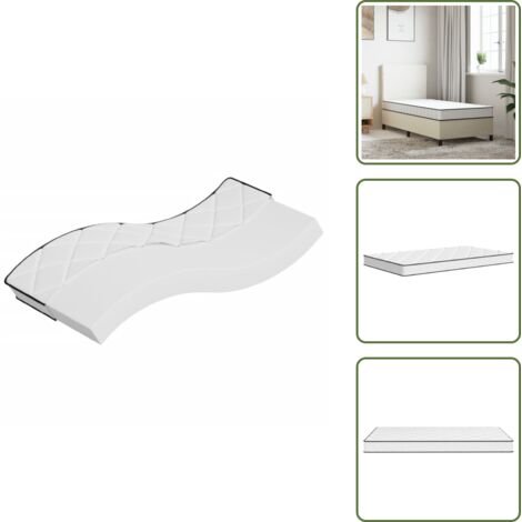 vidaXL Kindermatratze Schaumstoff Mittelweich 80x160 cm