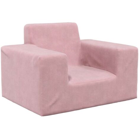 vidaXL Kindersofa Rosa Weich Plüsch