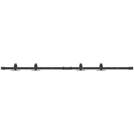 vidaXL Kit Anta Scorrevole per Armadio 152 cm in Acciaio al Carbonio