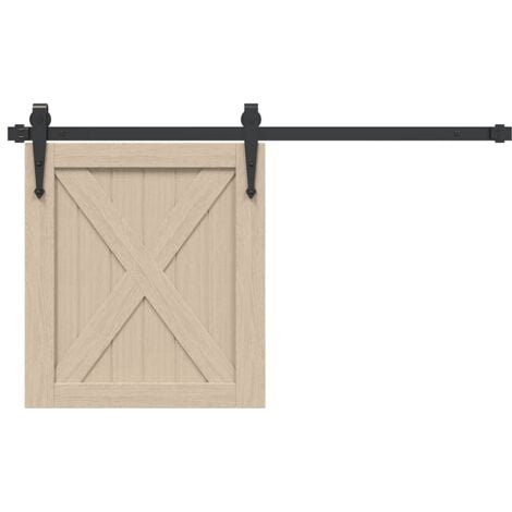 Binario Per Porta Scorrevole Yaheetech 183 Cm | Kit Ferramenta Per Anta Singola, Portata 100 Kg